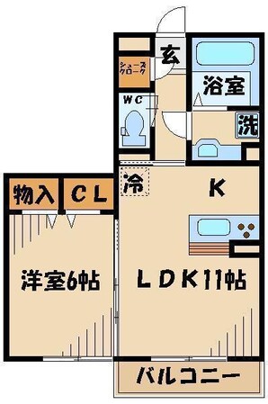 ラプランタン北野の物件間取画像